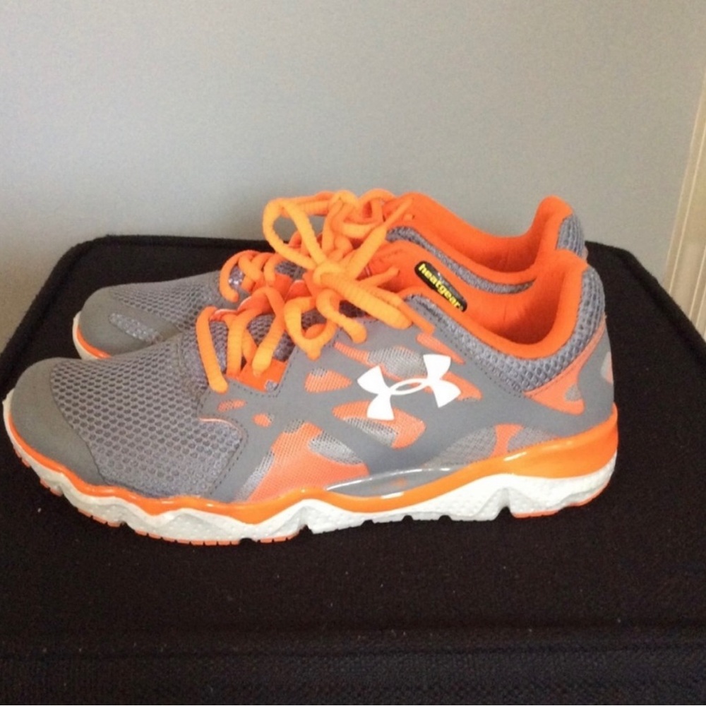 UNDERARMOR athletic shoes in like new condition, very little wear.